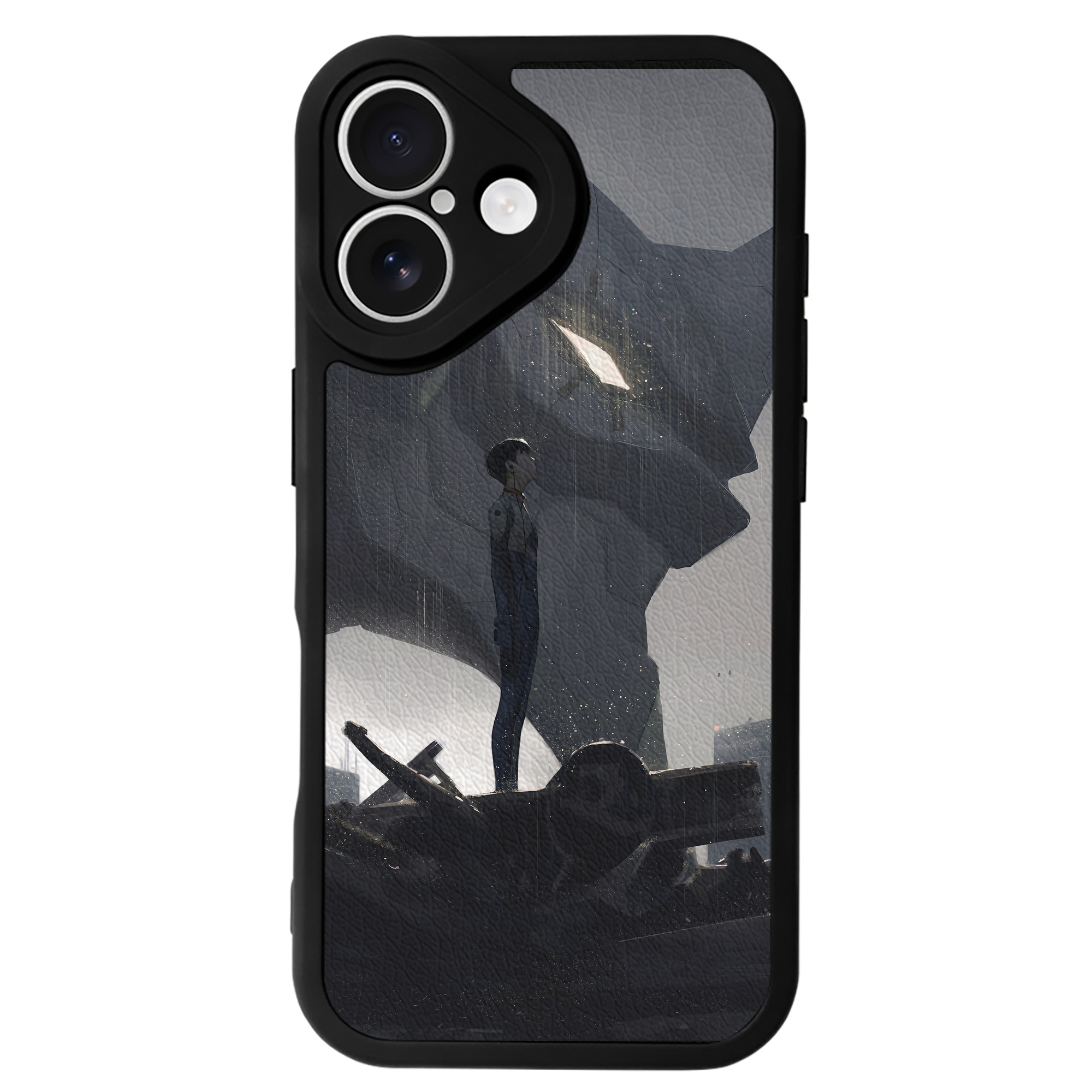 （画像用） EVA 新世紀エヴァンゲリオン 【iPhone 16シリーズ対応】シリコンスマホケース（レザー調） 材質：シリコン